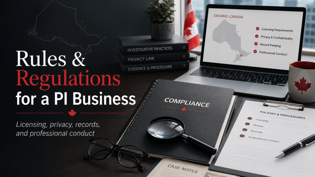 What Rules Govern a Private Investigation Business in Ontario?
